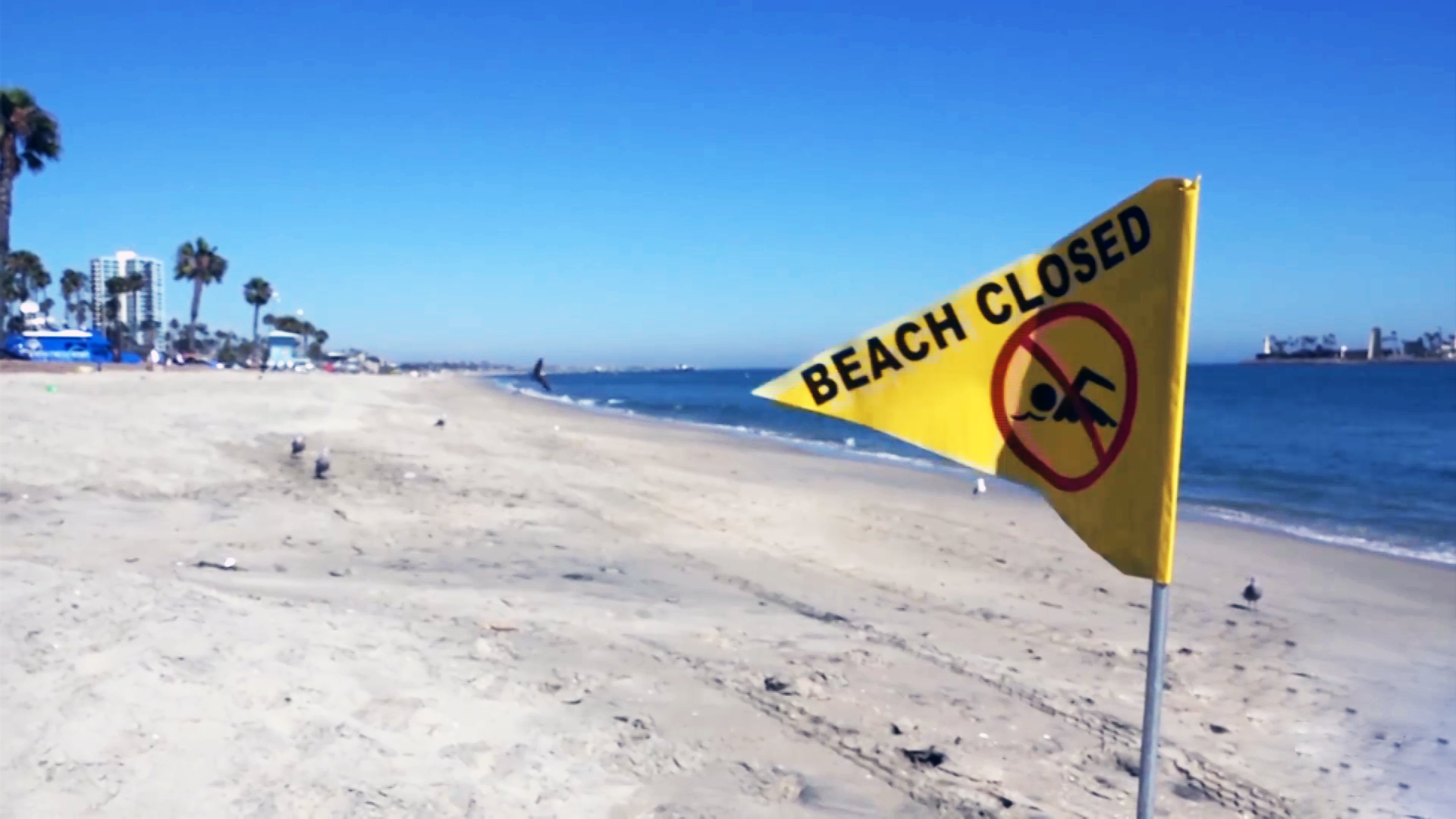 Some Long Beach Beaches Temporary Closed Due to Sewage Spill Long